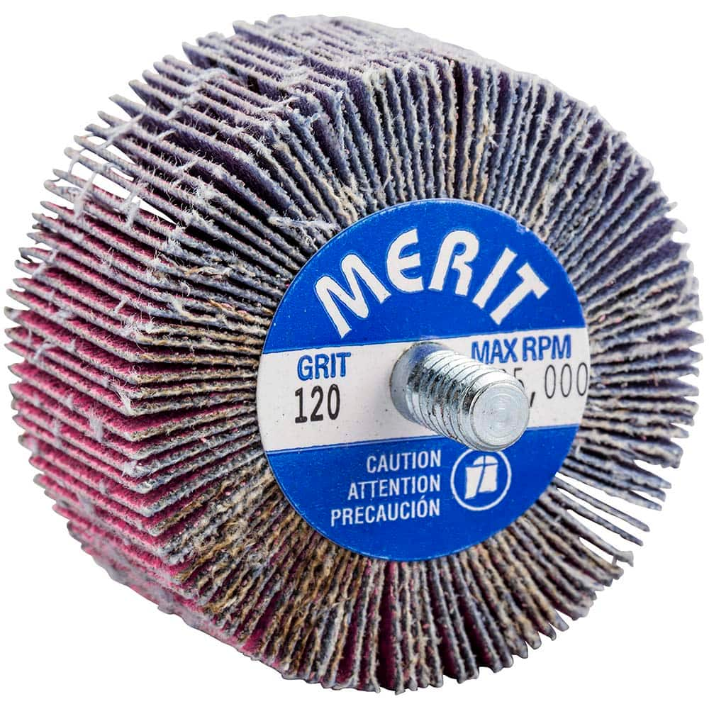 Merit Abrasives - 2 x 1" 120 Grit Ceramic Alumina Unmounted Flap Wheel - A1 Tooling