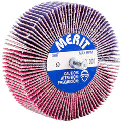 Merit Abrasives - 3 x 1" 60 Grit Ceramic Alumina Unmounted Flap Wheel - A1 Tooling