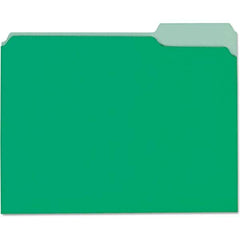 UNIVERSAL - File Folders, Expansion Folders & Hanging Files Folder/File Type: File Folders with Top Tab Color: Green - A1 Tooling