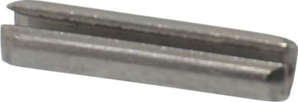 Value Collection - 1/8" Diam x 1/2" Long Slotted Spring Pin - Grade 18-8 Stainless Steel - A1 Tooling