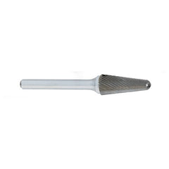 ‎SL-1 -1/4 × 5/8 LOC × 1/4 Shank × 2 OAL 14 Degree Included Angle Carbide Medium Right Hand Spiral Burr - A1 Tooling