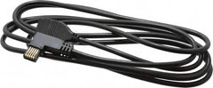 Mitutoyo - 80" Long SPC Cable - Use with Absolute Digimatic Scale Units, DP-1VR Series 264 Digimatic Mini-Processor & Calipers - A1 Tooling