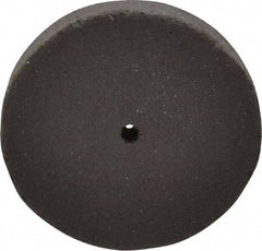 Cratex - 1" Diam x 1/16" Hole x 1/8" Thick, Surface Grinding Wheel - Silicon Carbide, Medium Grade, 25,000 Max RPM, Rubber Bond, No Recess - A1 Tooling