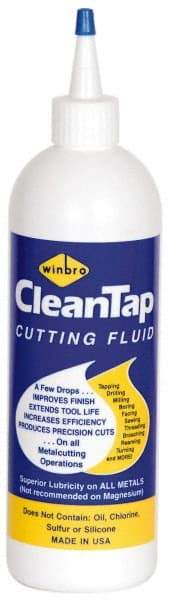 Winfield Brooks - CleanTap, 16 oz Bottle Cutting & Tapping Fluid - Water Soluble, For Machining - A1 Tooling