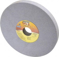 Norton - 8" Diam x 1-1/4" Hole x 3/4" Thick, H Hardness, 60 Grit Surface Grinding Wheel - Aluminum Oxide, Type 1, Medium Grade, 3,600 Max RPM, Vitrified Bond, No Recess - A1 Tooling