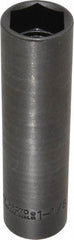 Proto - 1/2" Drive 1-1/8" Deep Impact Socket - 6 Points, 5-3/4" OAL - A1 Tooling