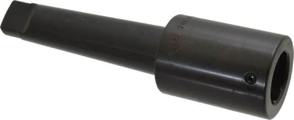 Collis Tool - 1-1/2 Inch Tap, 2.31 Inch Tap Entry Depth, MT4 Taper Shank, Standard Tapping Driver - 3 Inch Projection, 2 Inch Nose Diameter, 1.233 Inch Tap Shank Diameter, 0.925 Inch Tap Shank Square - Exact Industrial Supply