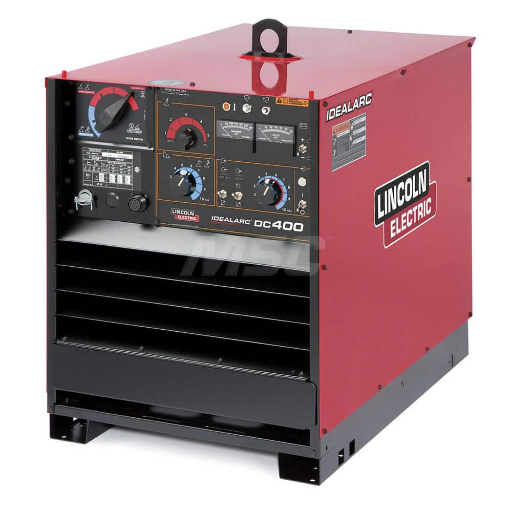 Multi-Process Welders; Welding Processes: FCAW; SMAW; DC TIG; MIG; GMAW; Phase: 3; Input Amperage: 31; Output Amperage: 12; Frequency (Hz): 60; Wire Size Range: 0.035-0.045 in; Duty Cycle: 100%; Overall Width: 22.3; Overall Depth: 33.1; Overall Height (In