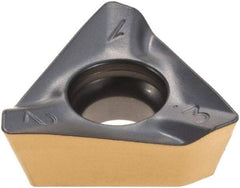 Iscar - HM390 TDKT1505 Grade IC830 Carbide Milling Insert - TiAlN/TiN Finish, 0.2303" Thick, 0.449" Inscribed Circle, 0.8mm Corner Radius - A1 Tooling