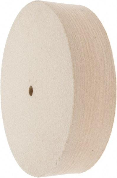 Value Collection - 8" Diam x 2" Thick Unmounted Buffing Wheel - 1 Ply, Polishing Wheel, 1/2" Arbor Hole, Hard Density - A1 Tooling