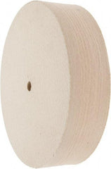 Value Collection - 8" Diam x 2" Thick Unmounted Buffing Wheel - 1 Ply, Polishing Wheel, 1/2" Arbor Hole, Hard Density - A1 Tooling