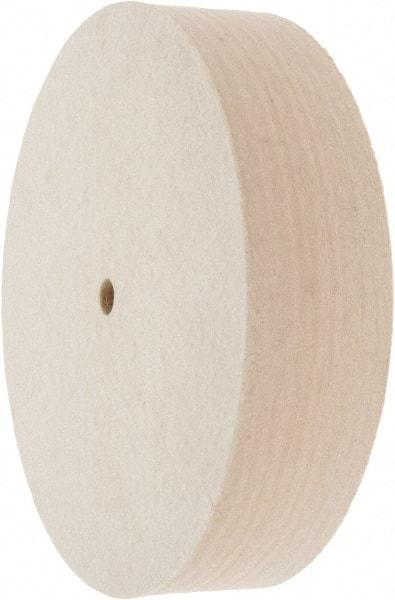 Value Collection - 8" Diam x 2" Thick Unmounted Buffing Wheel - 1 Ply, Polishing Wheel, 1/2" Arbor Hole, Medium Density - A1 Tooling