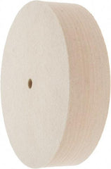 Value Collection - 8" Diam x 2" Thick Unmounted Buffing Wheel - 1 Ply, Polishing Wheel, 1/2" Arbor Hole, Medium Density - A1 Tooling