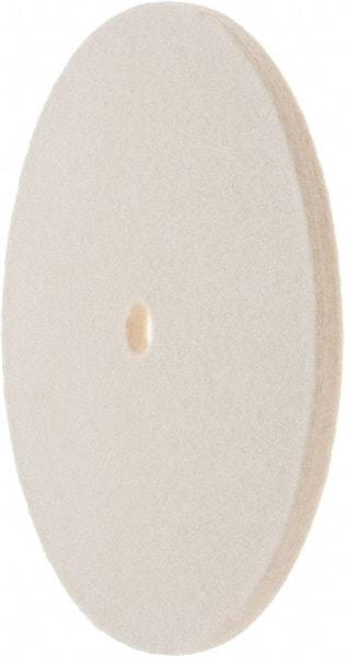 Value Collection - 6" Diam x 1/4" Thick Unmounted Buffing Wheel - 1 Ply, Polishing Wheel, 1/2" Arbor Hole, Soft Density - A1 Tooling