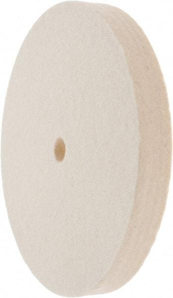 Value Collection - 6" Diam x 3/4" Thick Unmounted Buffing Wheel - 1 Ply, Polishing Wheel, 1/2" Arbor Hole, Soft Density - A1 Tooling