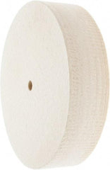 Value Collection - 8" Diam x 2" Thick Unmounted Buffing Wheel - 1 Ply, Polishing Wheel, 1/2" Arbor Hole, Soft Density - A1 Tooling