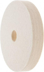 Value Collection - 6" Diam x 1" Thick Unmounted Buffing Wheel - 1 Ply, Polishing Wheel, 1" Arbor Hole, Soft Density - A1 Tooling