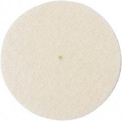 Made in USA - 2" Diam x 1/2" Thick Unmounted Buffing Wheel - 1 Ply, Polishing Wheel, 1/2" Arbor Hole, Soft Density - A1 Tooling