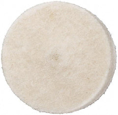 Value Collection - 1/2" Diam x 1/8" Thick Unmounted Buffing Wheel - 1 Ply, Polishing Wheel, 1/8" Arbor Hole, Medium Density - A1 Tooling