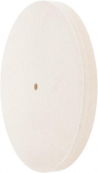 Value Collection - 12" Diam x 1" Thick Unmounted Buffing Wheel - 1 Ply, Polishing Wheel, 1/2" Arbor Hole, Medium Density - A1 Tooling