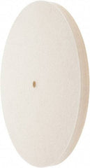 Value Collection - 12" Diam x 3/4" Thick Unmounted Buffing Wheel - 1 Ply, Polishing Wheel, 1/2" Arbor Hole, Soft Density - A1 Tooling