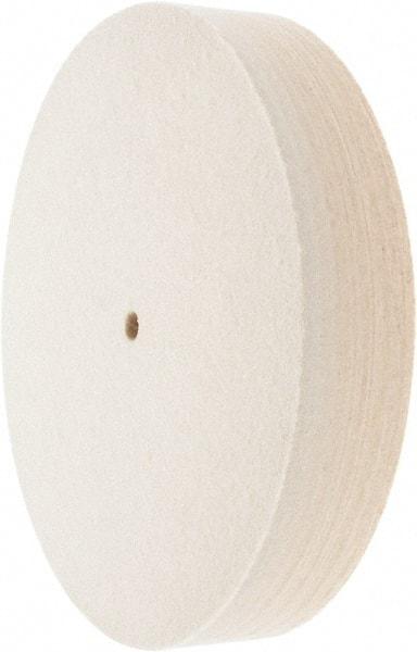 Value Collection - 10" Diam x 2" Thick Unmounted Buffing Wheel - 1 Ply, Polishing Wheel, 1/2" Arbor Hole, Soft Density - A1 Tooling