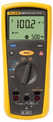 Fluke - Backlight Display, 2,000 Megohm Electrical Insulation Resistance Tester & Megohmmeter - 1,000 VDC Max Test Voltage, Powered by AA Battery - A1 Tooling