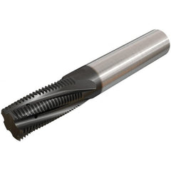 Iscar - M14x2.00 ISO, 0.3937" Cutting Diam, 3 Flute, Solid Carbide Helical Flute Thread Mill - Internal Thread, 1-1/16" LOC, 73mm OAL, 10mm Shank Diam - A1 Tooling