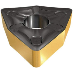 Iscar - WNMG644 TNM Grade IC9350 Carbide Turning Insert - TiCN/Al2O3/TiN Finish, 80° Trigon, 3/4" Inscr Circle, 1/4" Thick, 1/16" Corner Radius - A1 Tooling