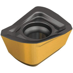 Iscar - H490 ANCX1205 FF Grade IC830 Carbide Milling Insert - TiAlN/TiN Finish, 0.252" Thick, 1.5mm Corner Radius - A1 Tooling