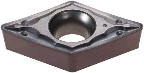 Iscar - DCMT3-2 PF Grade IC806 Carbide Turning Insert - TiAlN Finish, 55° Diamond, 3/8" Inscr Circle, 5/32" Thick, 1/32" Corner Radius - A1 Tooling