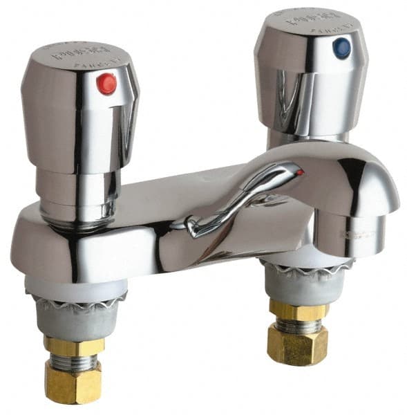 Chicago Faucets - Industrial & Laundry Faucets Type: Lavatory Metering Faucet Style: Deck Mount - A1 Tooling