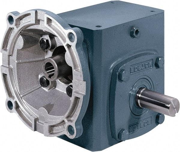 Boston Gear - 1 Centerline Distance, 15:1, 117 RPM Output, 0.33 Input Horsepower, 146 Lbs. Max Torque, Speed Reducer - Part No. F710-15-B5-J, Single Shaft Right, 5/8" Bore, 2.31" High, 56C NEMA - A1 Tooling