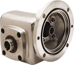 Boston Gear - 1-3/4 Centerline Distance, 10:1, 175 RPM Output, 1.61 Input Horsepower, 536 Lbs. Max Torque, Speed Reducer - Part No. SSHF71810KB5HSP16, 1" Shaft Diam, Hollow Shaft, 5/8" Bore, 3.81" High, 56C NEMA - A1 Tooling