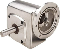 Boston Gear - 1-3/4 Centerline Distance, 50:1, 35 RPM Output, 0.44 Input Horsepower, 573 Lbs. Max Torque, Speed Reducer - Part No. SSF71850KB5GS, Single Shaft Left, 5/8" Bore, 3.81" High, 56C NEMA - A1 Tooling