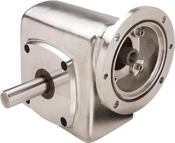 Boston Gear - 2.06 Centerline Distance, 50:1, 35 RPM Output, 0.66 Input Horsepower, 857 Lbs. Max Torque, Speed Reducer - Part No. SSF72150KB5GS, Single Shaft Left, 5/8" Bore, 4.34" High, 56C NEMA - A1 Tooling