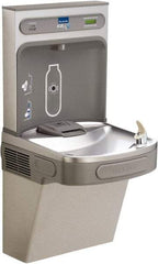 ELKAY - 8 GPH Cooling Capacity Barrier Free Wall Mounted Water Cooler & Fountain - Bottle Filling, 20 to 105 psi, 0.20 hp, Vinyl Clad Steel - A1 Tooling