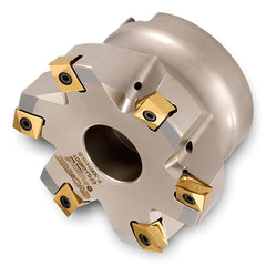 Indexable High-Feed Face Mills; Minimum Cutting Diameter: 3.2340 in; Maximum Cutting Diameter: 4.0000 in; Maximum Depth Of Cut: 0.0400 in; Arbor Hole Diameter (mm): 1.50; Compatible Insert Size Code: 324; Maximum Ramping Angle: 0  ™; Series: EF6J; Cutter