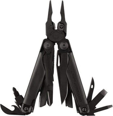 Leatherman - 21 Piece, Multi-Tool Set - Stainless Steel, 7" OAL, 4-3/8" Closed Length - A1 Tooling