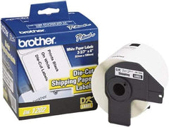 Brother - 3.91" Wide x 2-13/32" Long, White Paper Shipping Label - For Label Maker - A1 Tooling