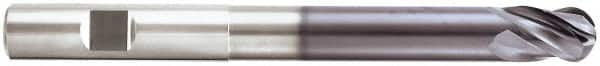 Niagara Cutter - 1", 4 Flute, Single End, Solid Carbide, 0.03" Corner Radius End Mill - 6" OAL, Right Hand Flute, 1-1/4" LOC, Right Hand Cut, 4" Extended Reach - A1 Tooling