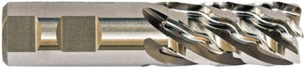 Niagara Cutter - 1-1/4", 6 Flute, Single End, Cobalt, Corner Chamfer End Mill - 5-1/2" OAL, Right Hand Flute, 3" LOC, Right Hand Cut - A1 Tooling