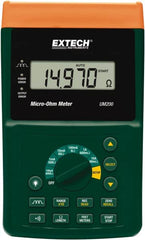 Extech - Digital LCD Display, 600 Megohm Electrical Insulation Resistance Tester & Megohmmeter - Powered by 11.1V Battery & Rechargeable Li-Polymer Battery - A1 Tooling