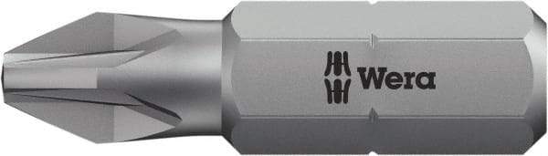 Wera - 1/4" Drive, Pozidriv Screwdriver Bit - 1" OAL - A1 Tooling