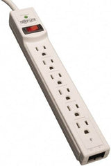 Tripp-Lite - 6 Outlets, 120 VAC15 Amps, 8' Cord, Power Outlet Strip - Floor, Keyhole Mount, 5-15 NEMA Configuration, 1.23" Strip - A1 Tooling