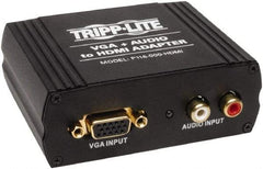 Tripp-Lite - Converter Adapter - HDMI Male Connector, Black, Use with Cabling and Video Applications - A1 Tooling