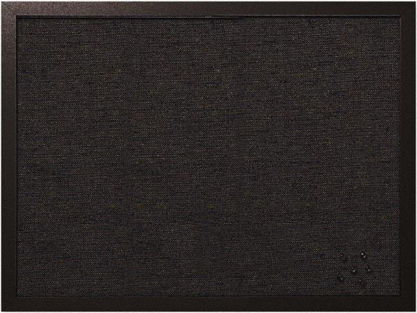 MasterVision - 17.72" Wide x 23.62" High Cork Bulletin Board - Fabric, Black - A1 Tooling