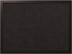 MasterVision - 17.72" Wide x 23.62" High Cork Bulletin Board - Fabric, Black - A1 Tooling