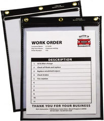 C-LINE - 15 Piece Black/Clear Shop Ticket Holder - 12" High x 9" Wide - A1 Tooling