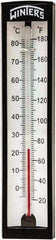 Winters - 20 to 180°F, Industrial Thermometer with Standard Thermowell - 2 Inch Immersion Length, 1-7/8 Inch Stem Length, 6 Inch Long, 1/2 Inch Thread - A1 Tooling